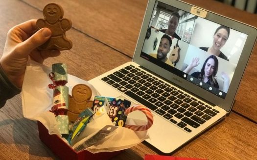 TeamBuilding, which hosts online events, is offering a popular "Virtual Gingerbread Wars" corporate event this holiday season. (Credit: TeamBuilding.com)