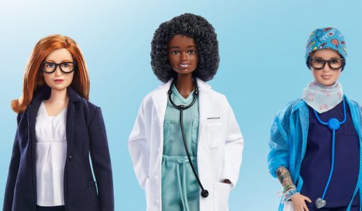 The six honorary women are "experts in their fields who have shown unprecedented courage during a challenging time," Mattel said. [Credit: Mattel]