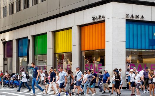 The fast fashion retailer Zara boasts over 2000 stores across 96 countries. [Credit: Ajay Suresh // Wikimedia Commons]