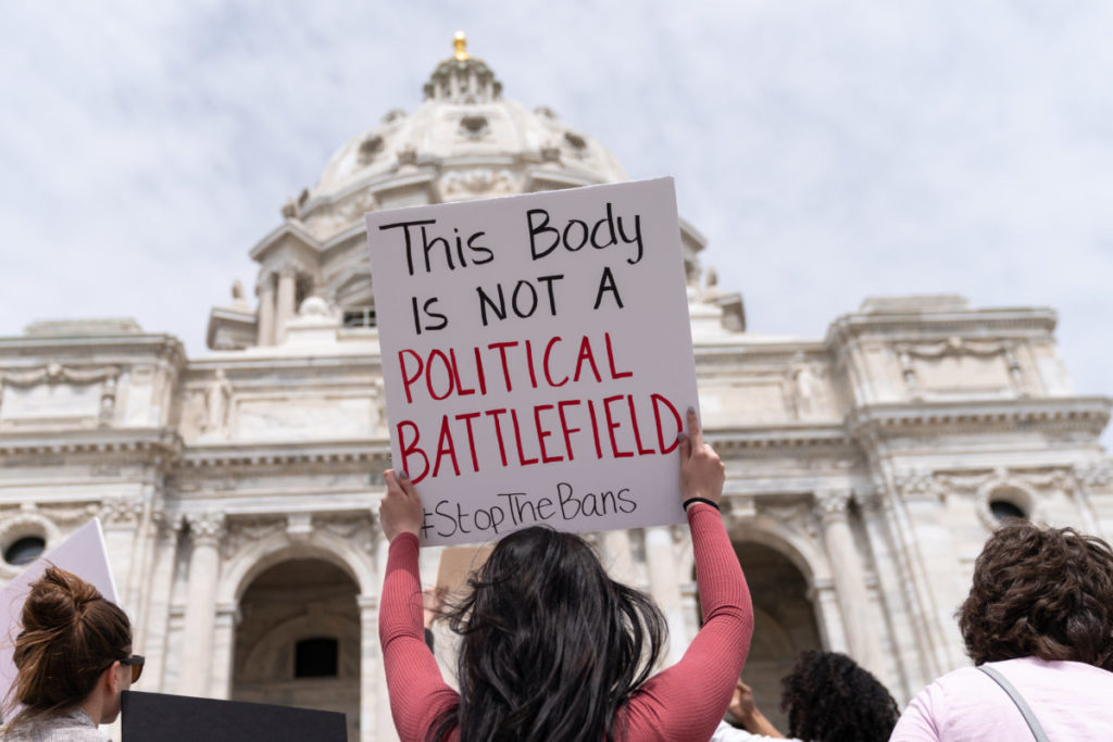 Influential women spoke out in droves, taking to social media and the streets to advocate for abortion rights. (Credit: Credit: Lorie Shaull / Wikimedia Commons)