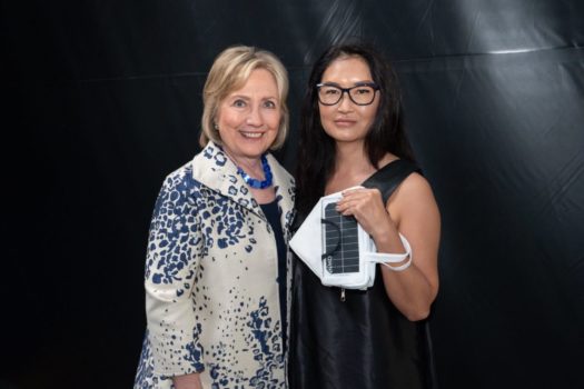 Alice Chun met Hillary Clinton in 2017, and since then the two have kept in touch for the Clintons' new Apple TV series. (Image courtesy of Chun)