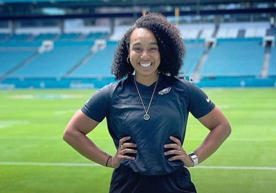 Katie Sowers, the first female NFL coach to make it to the Super