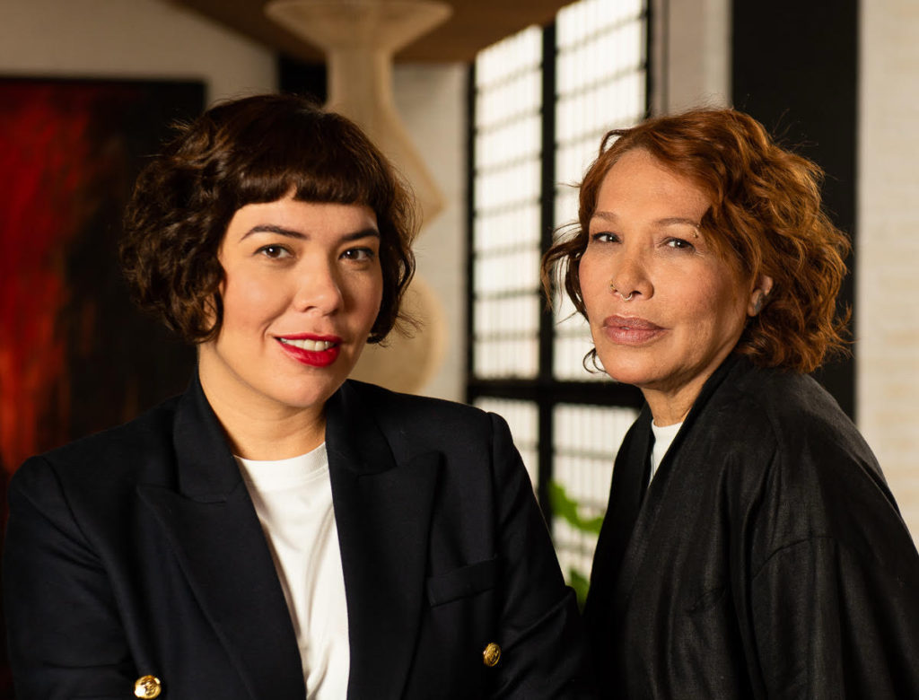 Award-winning chef Leo Espinosa, right, and her daughter, Laura, co-owners of Colombian restaurant Leo. (Credit: Courtesy of Leo)