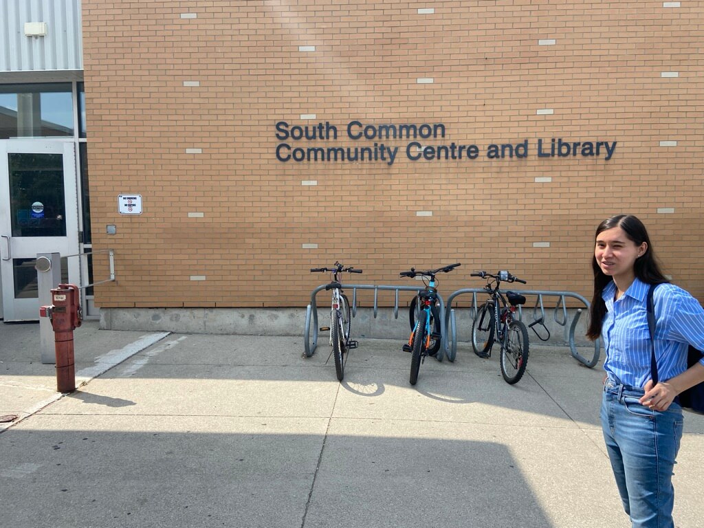 The local library in Toronto where Dashty likes to study. (Credit: Colleen DeBaise)