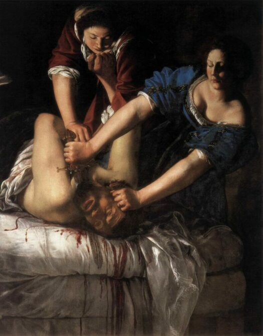 Artemesia Gentileschi Judith Beheading Holofernes