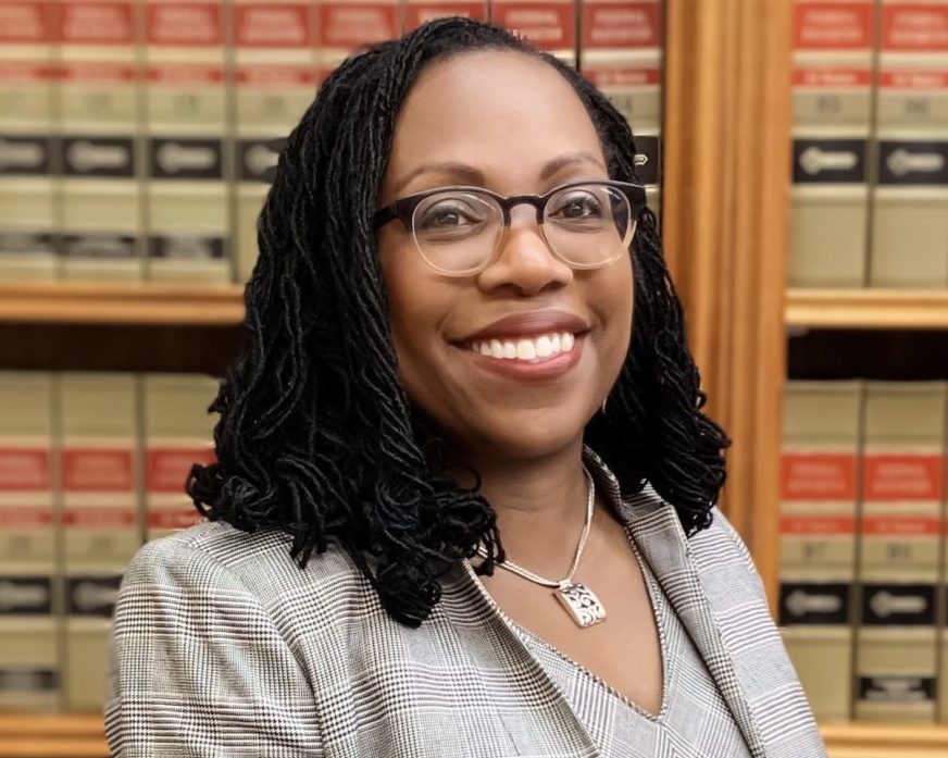 Judge Ketanji Brown Jackson thanked her role models, including Constance Baker Motley, in remarks on Friday. (Credit: Wikimedia Commons, original photo cropped)