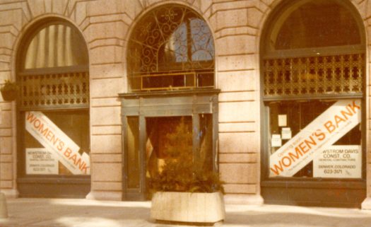 Exterior of the future Women's Bank, circa 1978. (Credit: Denver Public Library Special Collections)