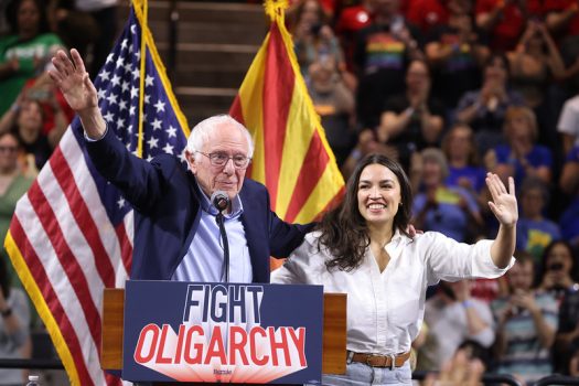 AOC Sanders Progressives