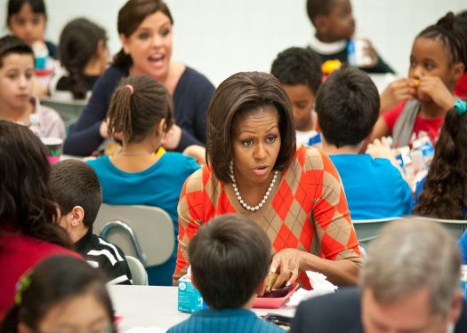 Michelle Obama Healthy Kids Trump