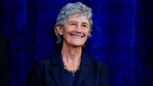 Catherine Connolly energized young voters with her outspoken views on Gaza, NATO and European militarization. (Credit: Heute.at)