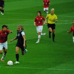 Women's elite sports have raked in $2.4 billion, mostly from basketball and soccer. (Credit: Wikimedia Commons)