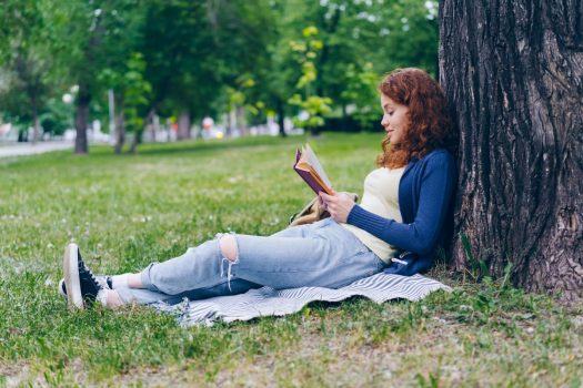 Not quite beach reads, but in-between reads for the transition into warmer weather. (Credit: Pexels)