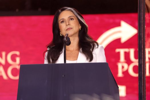 Tulsi Gabbard, the director of National Intelligence, is the latest in a string of women Cabinet officials who have left Trump's second administration. (Credit: Flickr)