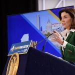 New York Gov. Kathy Hochul took a major step to rein in AI companies and their resource-guzzling data centers. (Credit: Flickr)